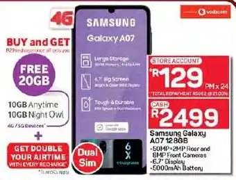 Pick n Pay Hypermarket SAMSUNG Galaxy A07 128GB offer