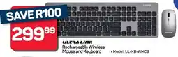 Pick n Pay Hypermarket ULTRA-LINK Rechargeable Wireless Mouse and Keyboard offer