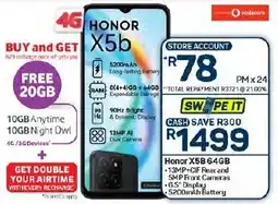 Pick n Pay Hypermarket Honor X5B 64GB offer