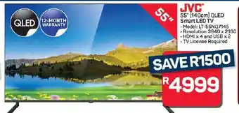 Pick n Pay Hypermarket JVC 55" 140cm QLED Smart LED TV offer
