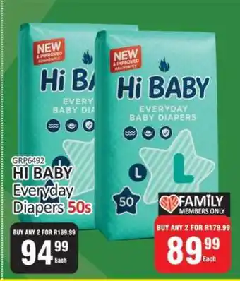 KitKat Cash and Carry HI BABY Everyday Diapers 50s offer