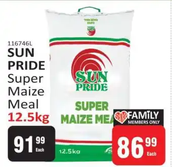 KitKat Cash and Carry SUN PRIDE Super Maize Meal 12.5kg offer