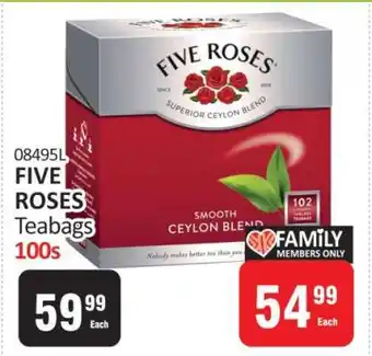 KitKat Cash and Carry FIVE ROSES Teabags 100s offer