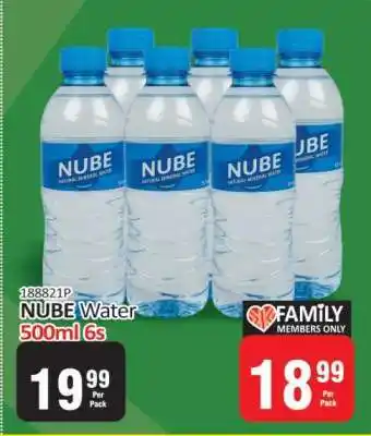 KitKat Cash and Carry NUBE Water 500ml 6s offer