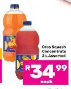 Game Oros Squash Concentrate Assorted-2L Each offer