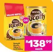 Game Nescafe Ricoffy 750g Or Refill 800g-Each offer