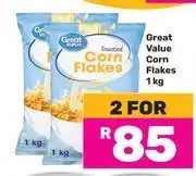 Game Great Value Corn Flakes-For 2 x 1Kg offer
