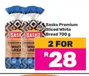 Game Sasko Premium Sliced White Bread-For 2 x 700g offer