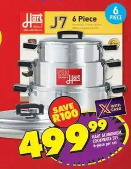 Shoprite Hart aluminium cookware set offer