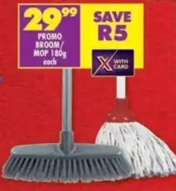 Shoprite Promo broom/ mop offer