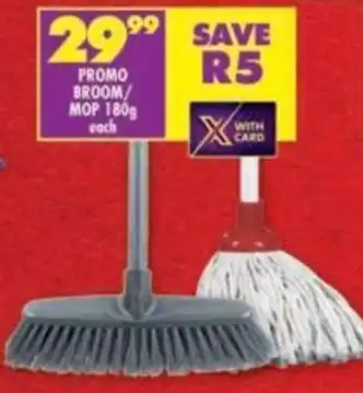 Shoprite Promo broom/ mop offer