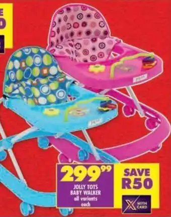 Jolly tots baby walker