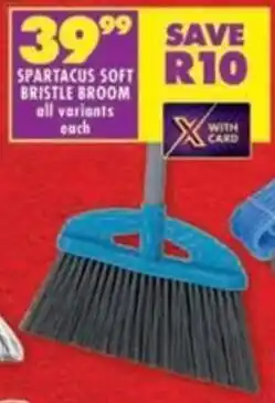 Shoprite Spartacus soft bristle broom offer
