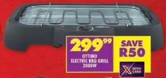 Shoprite Ottimo electric bbq grill 2000w offer