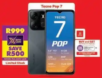 Shoprite Tecno Pop 7 offer