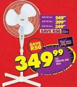 Shoprite SCE Pedestal Fan offer