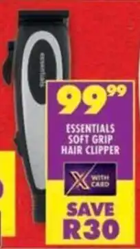 Shoprite Essentials soft grip hair clipper offer