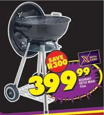Shoprite Bushbaby kettle braai offer