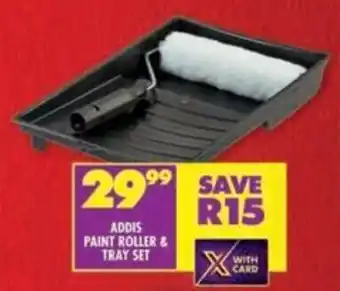 Shoprite Addis paint roller & tray set offer