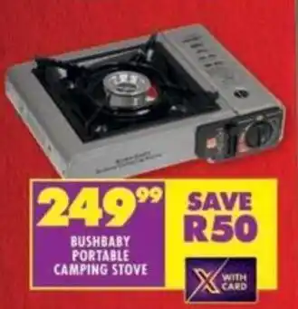 Shoprite Bushbaby portable camping stove offer