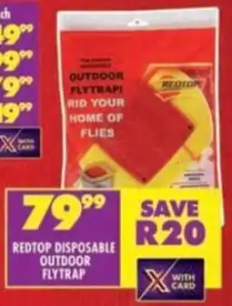 Shoprite Redtop disposable outdoor flytrap offer