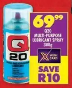 Shoprite Q20 multi-purpose lubricant spray offer