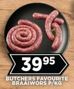 Goal Supermarket Butchers favourite braaiwors offer