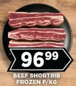 Goal Supermarket Beef shortrib frozen offer