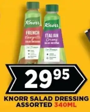Goal Supermarket Knorr salad dressing assorted offer