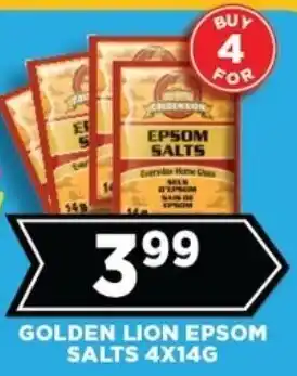 Goal Supermarket Golden lion epsom salts offer