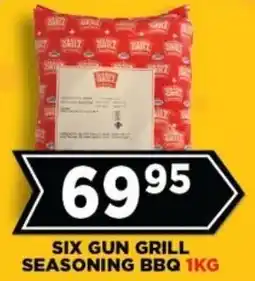 Goal Supermarket Six gun grill seasoning bbq offer
