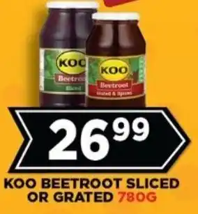 Goal Supermarket Koo beetroot sliced or grated offer