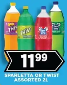Goal Supermarket Sparletta or twist assorted offer