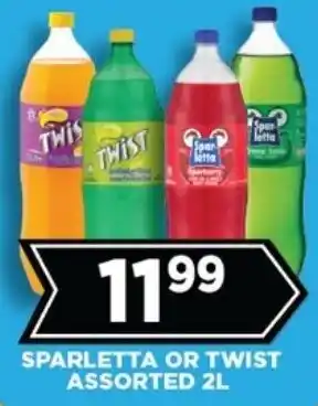 Goal Supermarket Sparletta or twist assorted offer