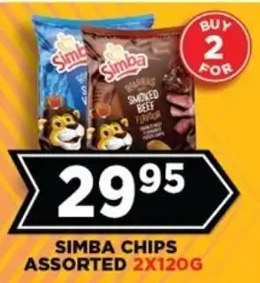 Goal Supermarket Simba chips assorted offer