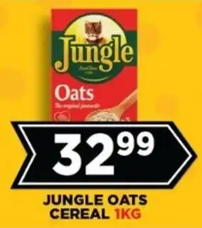 Goal Supermarket Jungle oats cereal offer