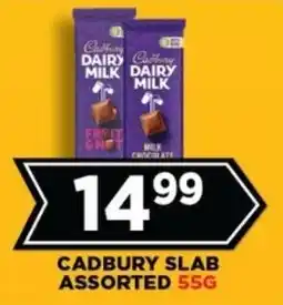 Goal Supermarket Cadbury slab assorted offer
