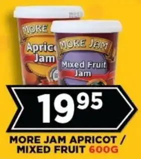 Goal Supermarket More jam apricot/ mixed fruit offer