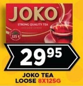 Joko tea loose 8 x 125 g offer at Goal Supermarket