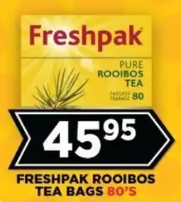 Goal Supermarket Freshpak rooibos tea bags offer