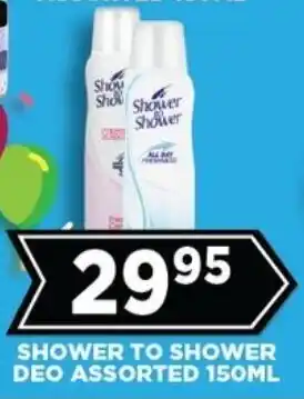 Goal Supermarket Shower to shower deo assorted offer