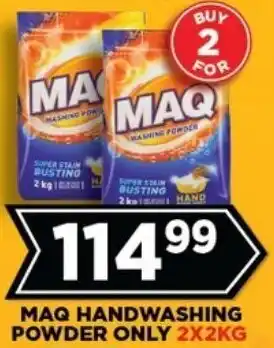 Goal Supermarket Maq handwashing powder offer