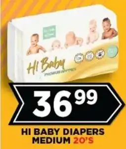 Goal Supermarket Hi baby diapers medium offer