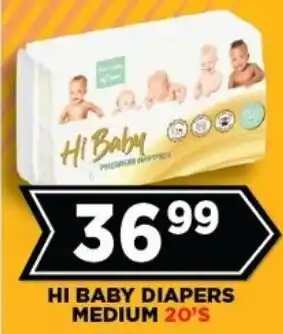 Goal Supermarket Hi baby diapers medium offer