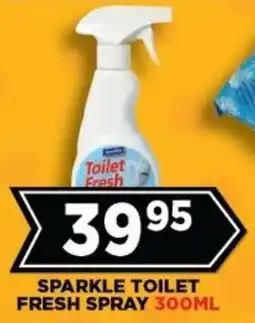 Goal Supermarket Sparkle toilet fresh spray offer