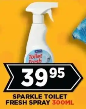 Goal Supermarket Sparkle toilet fresh spray offer