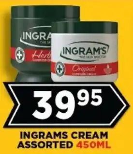 Goal Supermarket Ingrams cream assorted offer