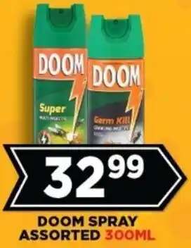 Goal Supermarket Doom spray assorted offer