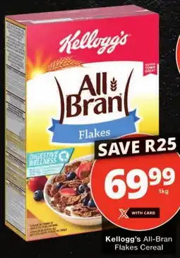 Checkers Kellogg's All-Bran Flakes Cereal offer