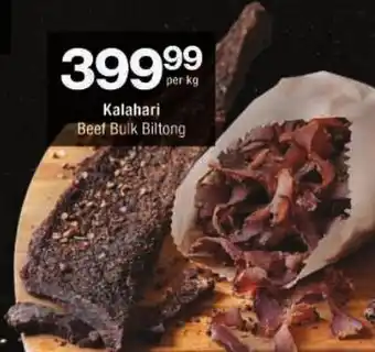 Checkers Kalahari Beef Bulk Biltong offer
